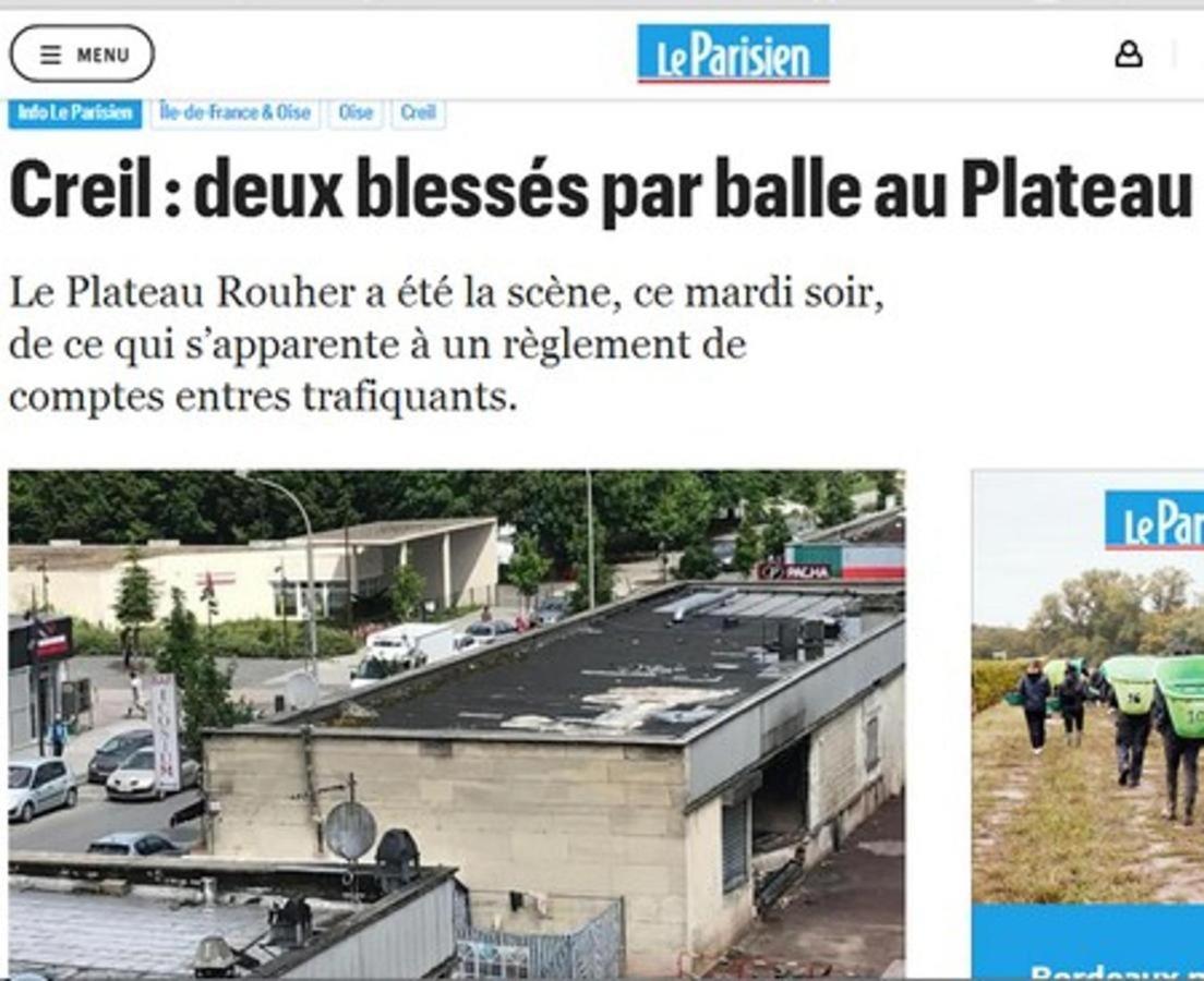Chambres Meublees Chez L'Habitant Dans Appartement Proche Gare Sncf Creil Εξωτερικό φωτογραφία